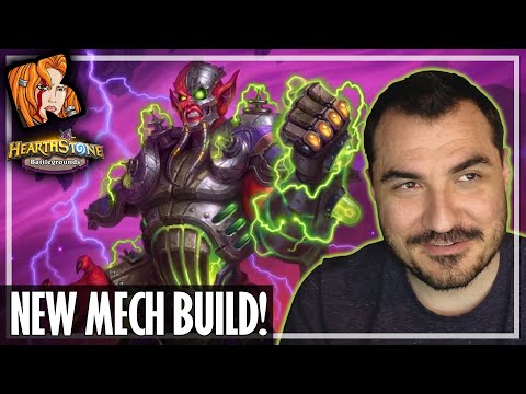 I FOUND A NEW MECH BUILD!!! - Hearthstone Battlegrounds