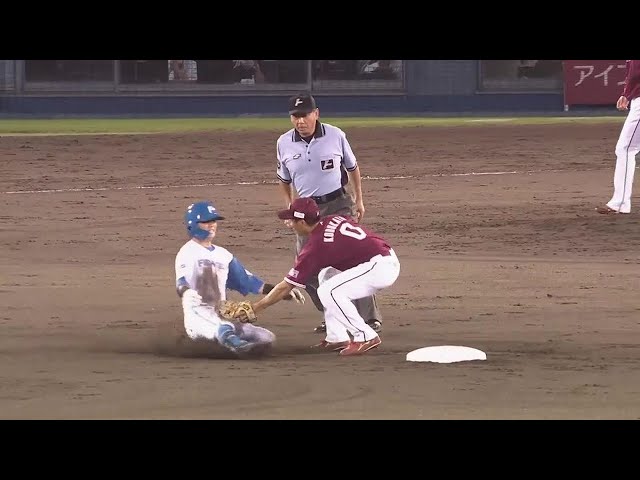 【6回裏】イーグルス・太田光 見事な盗塁阻止で三振ゲッツー!! 2022年7月13日 北海道日本ハムファイターズ 対 東北楽天ゴールデンイーグルス