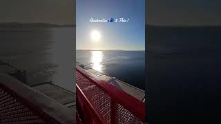 Morning Walk at Sea with Australia as the backdrop #cruiselife #cruise #virginvoyages #cruisetravel