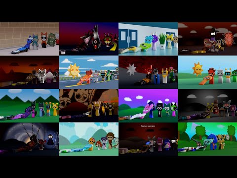 Sprunki but Domino Effect | Compilation #11