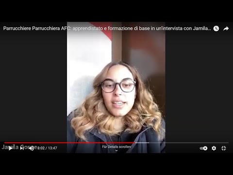 Parrucchiere Parrucchiera AFC: apprendistato e formazione di base in un’intervista con Jamila Gorge