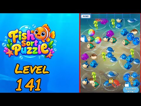 Fish Sort Puzzle Level 141 Walkthrough thumbnail