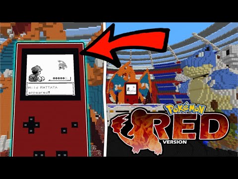 Playing Pokemon Red Inside Of Minecraft!