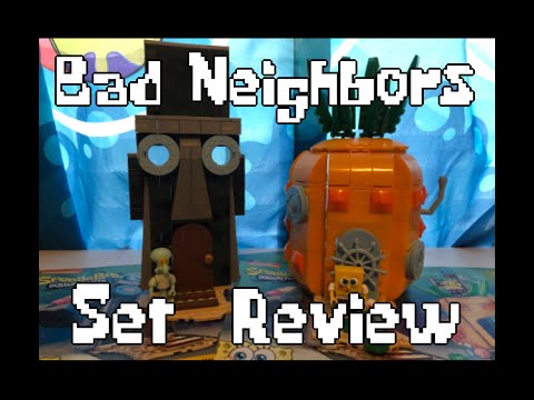 MEGA BLOKS SpongeBob Bad Neighbors Set Review
