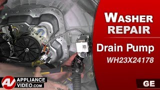GE Washer Will Not Drain Water - Drain Pump Repair and Diagnostic