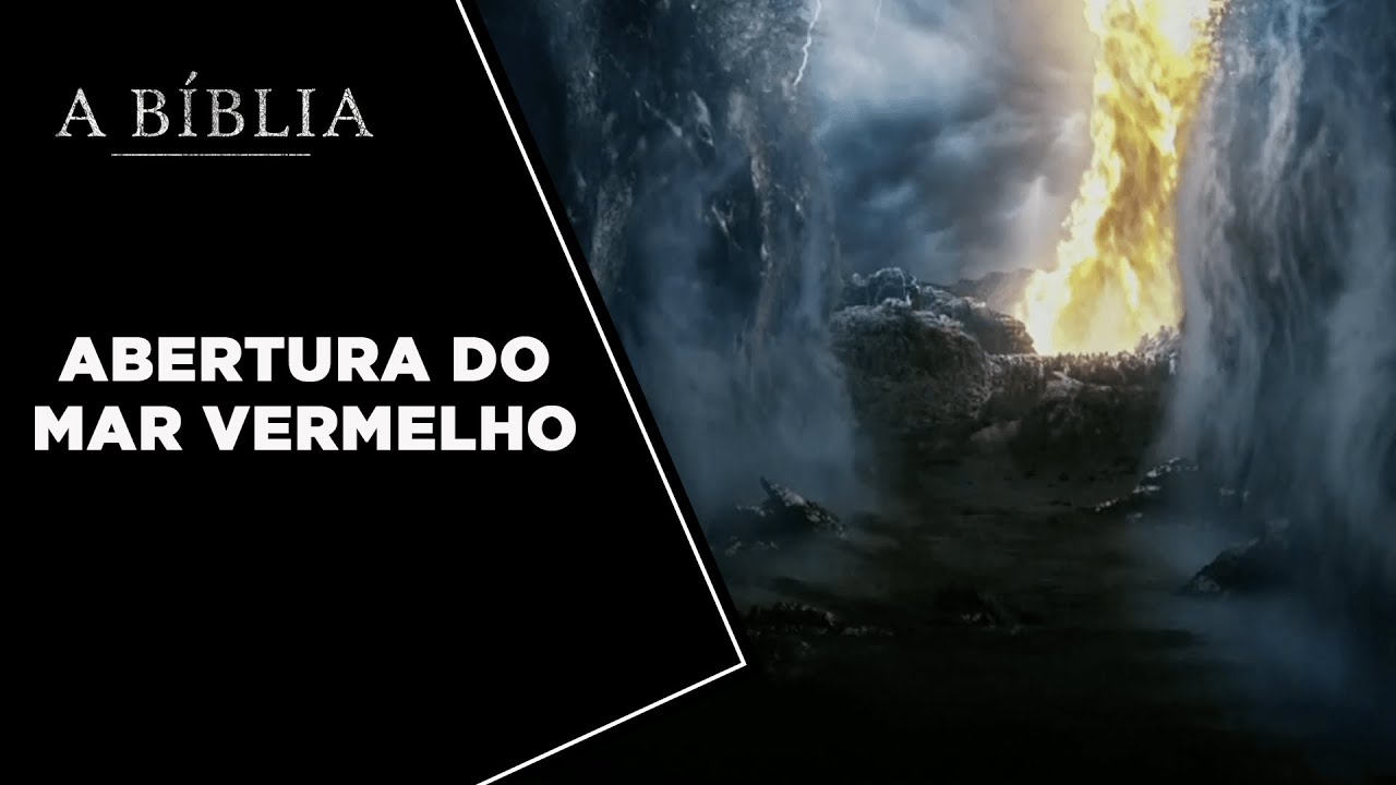 A BIBLIA: OS DEZ MANDAMENTOS-DEUS ABRE O MAR VERMELHO E OS EGÍPCIOS SAO ENGOLIDO PELO MAR