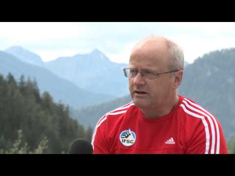 IFSC Climbing World Cup Imst 2014 - Interview with Helmut Knabl