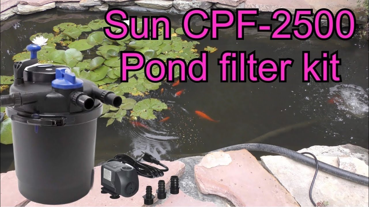 Watch video Pond filter with UV sterilizer Now Pond filter with UV sterilizer