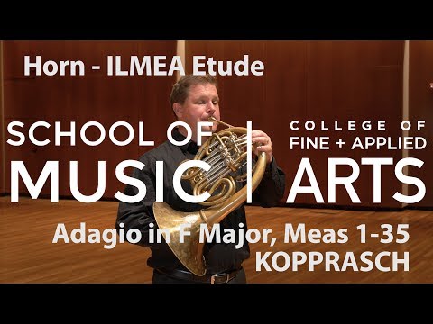 Professor Bernhard Scully: ILMEA Horn - Adagio in F Major - KOPPRASCH