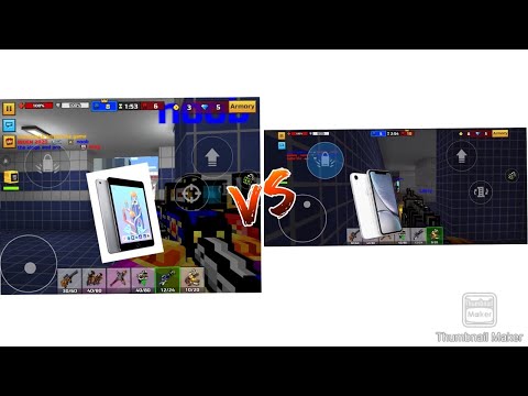 Ipad vs iphone pixel gun 3d