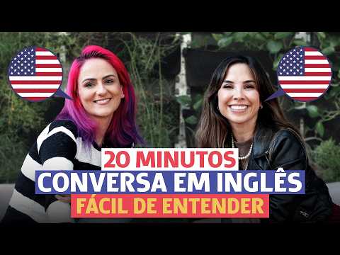 25 MINUTOS de conversação FÁCIL em inglês | Inglês para iniciantes (ft. Teacher Elza)