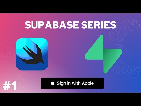 Sign in with Apple using Supabase Auth | Supabase Swift Series