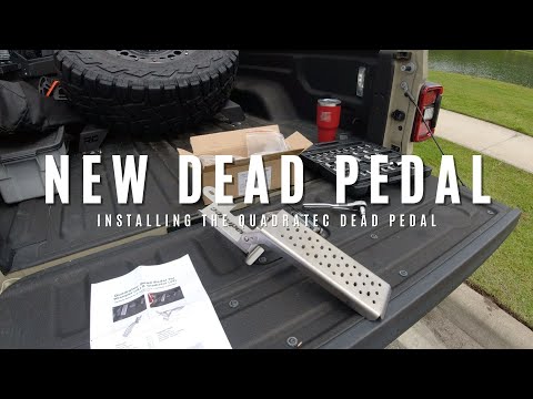 How to Install the Quadratec Dead Pedal | Jeep Gladiator Mod