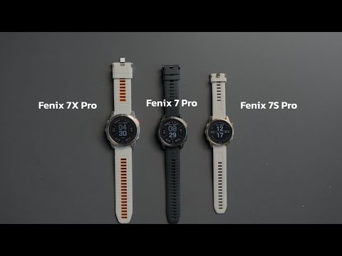SIZE COMPARISON | GARMIN FENIX 7S/7/7X PRO SERIES