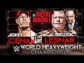 WWE Royal Rumble 2015: John Cena Vs Brock ...