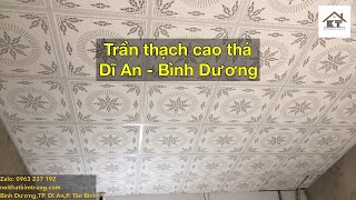 Giá la phông trần thả tại Dĩ An, Bình Dương