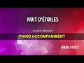 Nuit d'étoiles / Debussy: Karaoke + Score guide / High voice