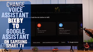 Samsung Smart TV: Change Voice Assistant from Bixby to Google Assistant! [Setup]