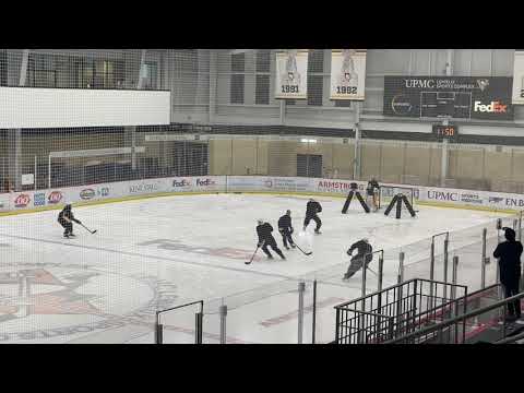 Pittsburgh Penguins power play drill