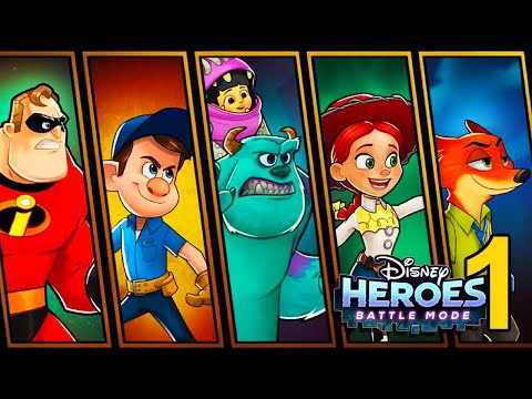 Disney Heroes: Battle Mode Android & iOS Walkthrough - Gameplay Part 1