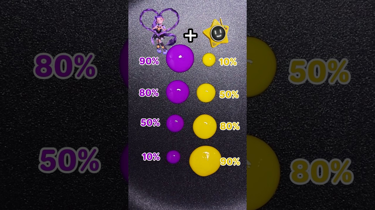 Lily Lovebraids Color Mixing with Glowby #poppyplaytime #colormixing