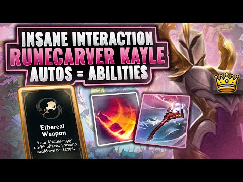 1 Auto = 3 Stacks Instantly: Crazy Runecarver Kayle Interaction | League Arena Gameplay