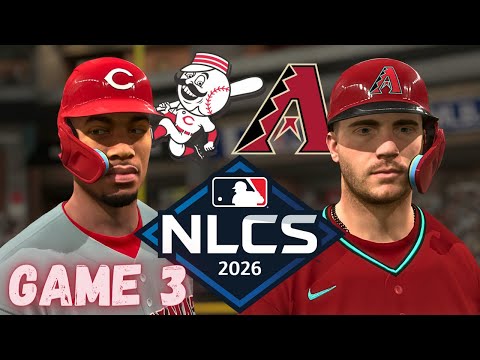 NLCS GAME 3 VS. DIAMONDBACKS | MLB THE SHOW 24 CINCINNATI REDS FRANCHISE EPISODE 48!