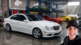 Depois de bastante tempo o Mercedes E63 AMG voltou para a garagem! * QUEREM UM PROJETO NOVO? * 