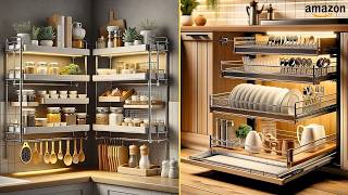25 Amazon Kitchen Organization & Storage Finds To Maximize Space in Your Tiny Kitchen! (With Prices)