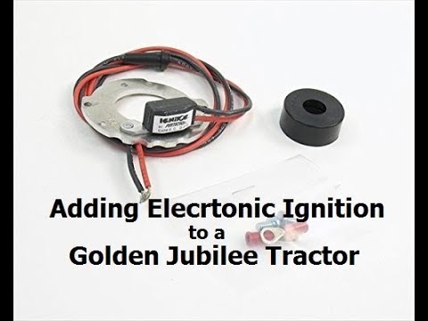 Installing Pertronix electronic ignition on a Jubilee/NAA tractor.