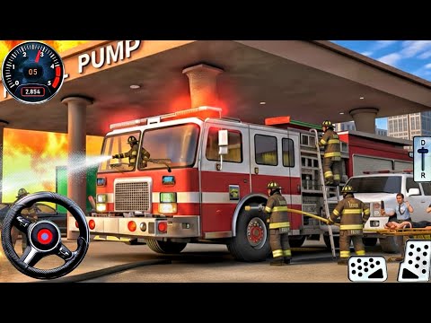 Fire Truck Simulator 2026 - 911 Emergency Driving 3D - Android Gameplay