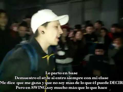 1er minuto Zane Vs Choco con letra