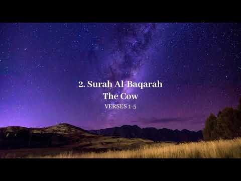 Surah Al-Baqarah (The Cow) | Verses 1 - 5  | Mishary Rashid Alafasy