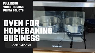 full otg demo || how to bake in otg || complete borosil OTG tutorial video || review