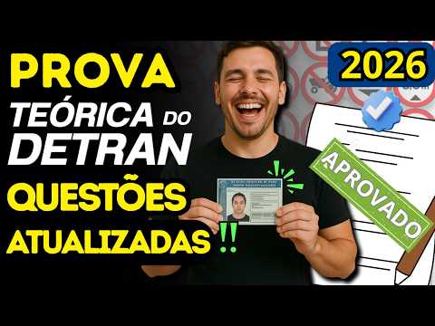 DETRAN THEORY TEST – PASS ON THE FIRST TRY – Questions with TIPS and TRICKS