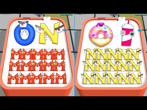 Merge Alphabet Food Battle Max Level New Merge Master Monster Gameplay abcdefghijklmnopqrstuvwxyz