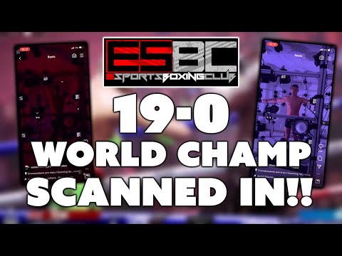 ESports Boxing Club! -  Another *UNDEFEATED WORLD CHAMPION* Scanned in to ESBC!