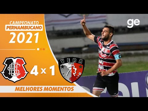 Gols e lances de Santa Cruz x Vera Cruz