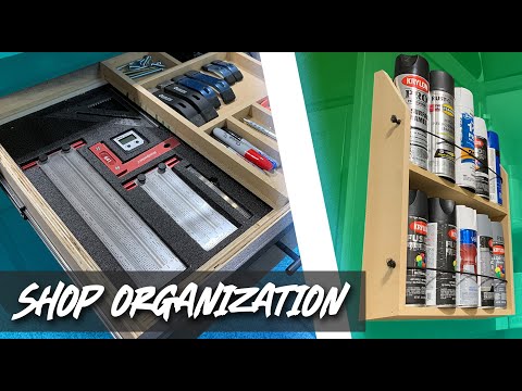 Shop Drawer & Cabinet Organization Ideas // Shop Organization