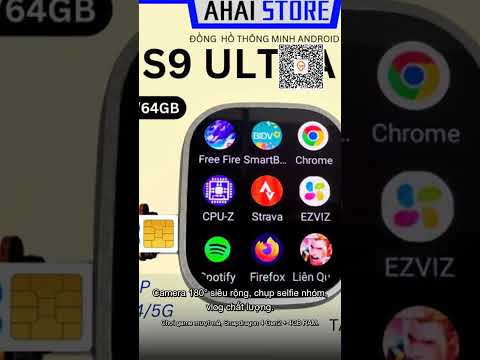 Đồng Hồ Thông Minh TechX S9 Ultra 5G Lắp Sim Nghe Gọi Chơi Game Camera 180 Độ Giá Cực Sốc