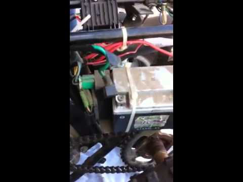 comment demarrer un mini quad