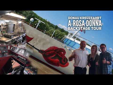 Donau Kreuzfahrt mit A-Rosa - Vlog: Tour "Hinter den Kulissen"