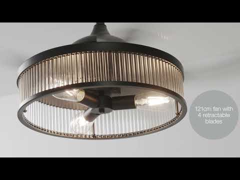 FANAWAY - LED Ceiling fan CORBELLE + remote control