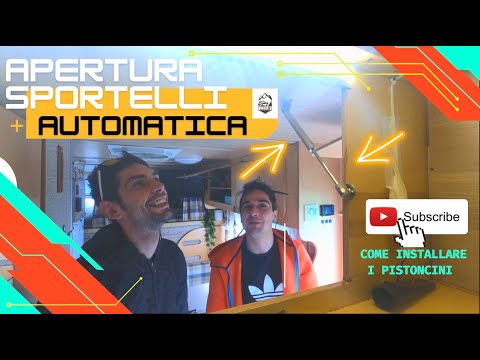 sostituiamo i pistoncini dei nostri armadietti per un apertura più semplice