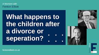 What happens to the children after a divorce