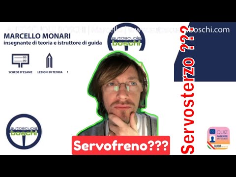 Come rispondere alle domande sul servofreno e servosterzo | esame a quiz per la patente di guida