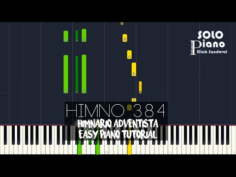 HIMNO 384 - El jardín de oración | Easy Piano Tutorial + Partitura