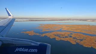 JetBlue a321 - Smooth Butter - Landing at JFK - Morning November 2023