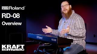 Video thumbnail for Roland RD-08 Stage Piano - Overview by Kraft Music