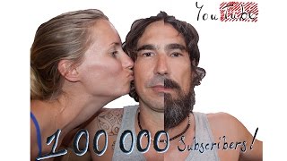 Brian shaves his beard for 100,000 subs :)